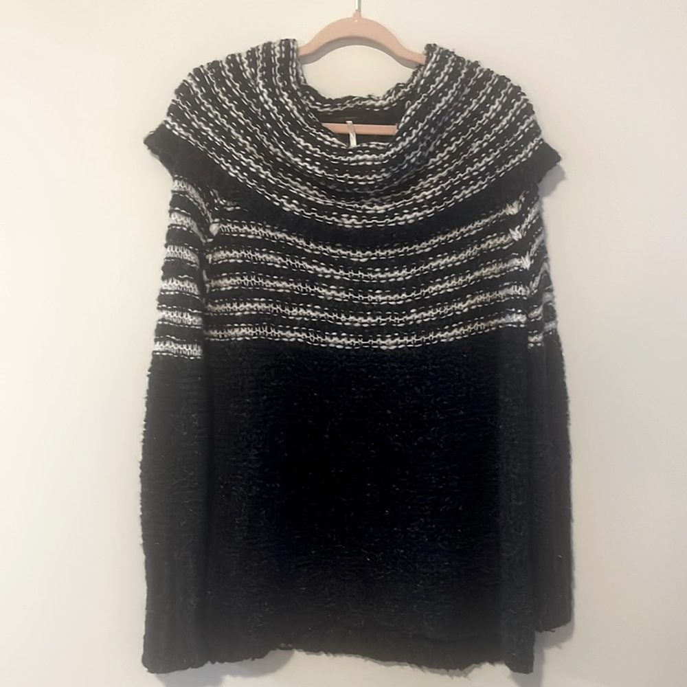 Sale! Free People Oversized Knit Cowl Neck Sweater